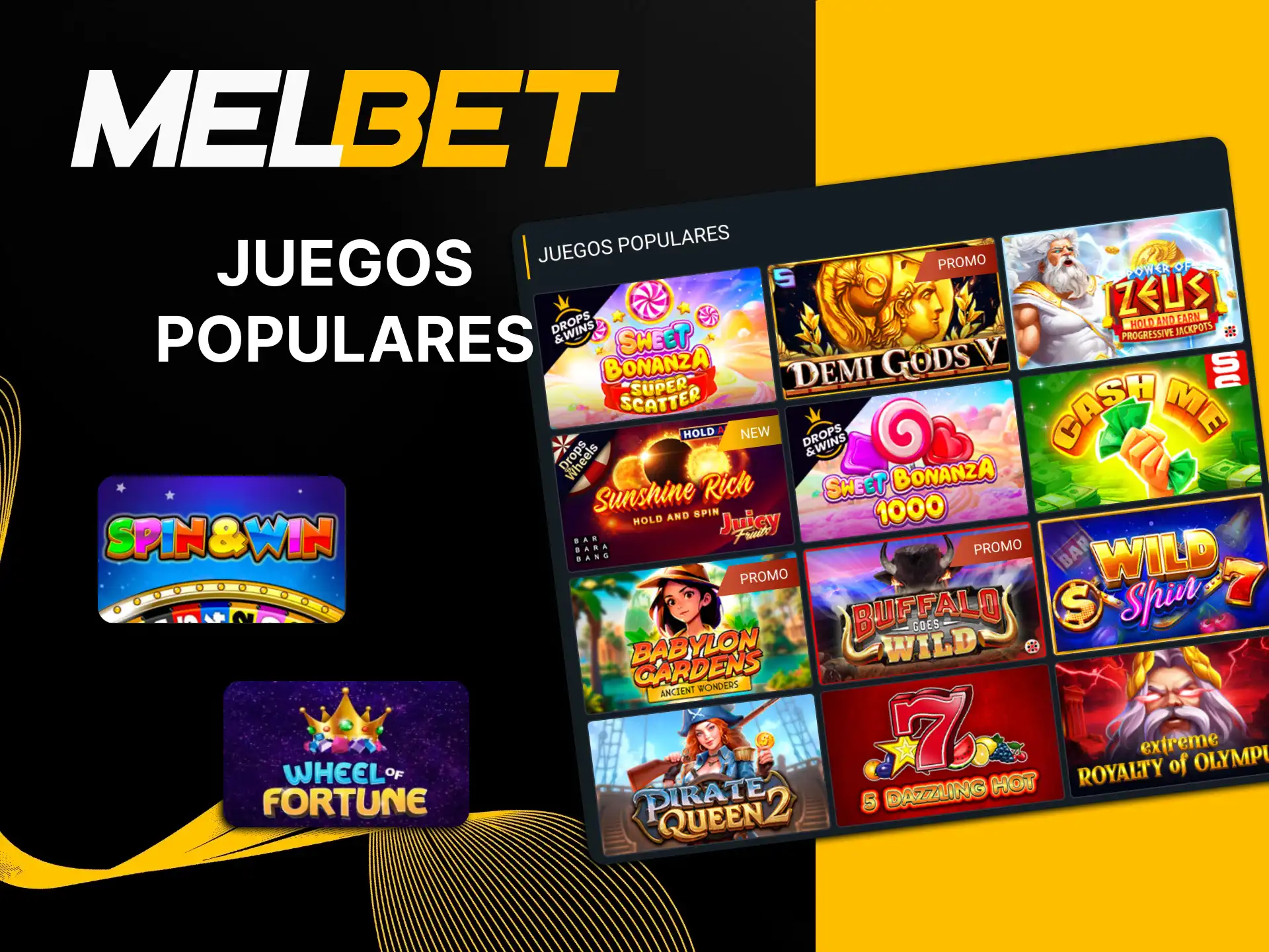 Le informaremos sobre los juegos de casino populares en Melbet.